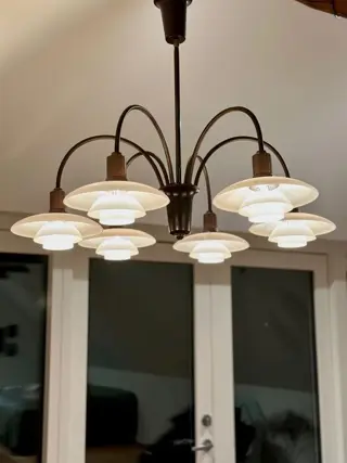Poul Henningsen - Louis Poulsen - Kroonluchter - 6 arms.
