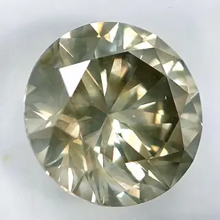 Diamant - 2.23 ct - Briljant - Natural Fancy Light Brownish