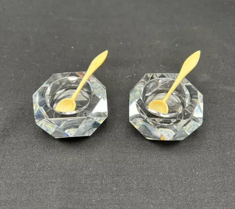 Baccarat - Peper-en-zoutstel (4) - Art Deco - Kristal