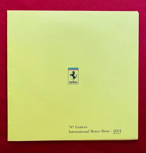 Brochures/catalogi - Ferrari 74th Geneva International