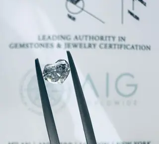 1 pcs Diamant - 0.61 ct - Briljant, Hart - I - P1