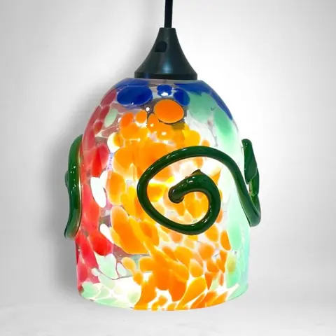 Filippo Maso - Lamp, Gekleurde lamp "Hulde aan Gaudí"