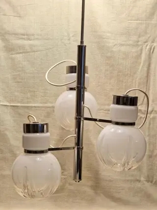 Kroonluchter, Vintage 3 Lichten (1)