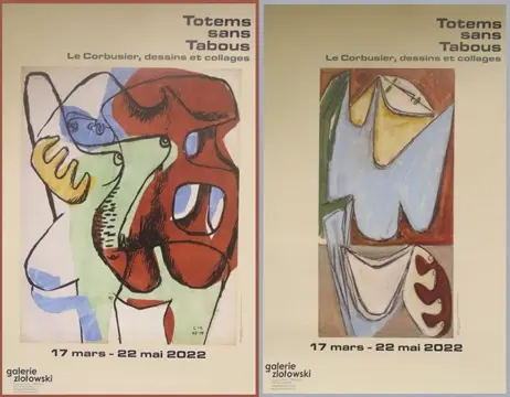 Le Corbusier - Affiches originales d'exposition - Totems