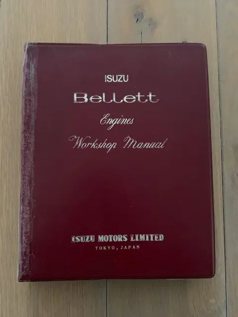 Boeken - Isuzu Bellett Engines Workshop Manual by Isuzu
