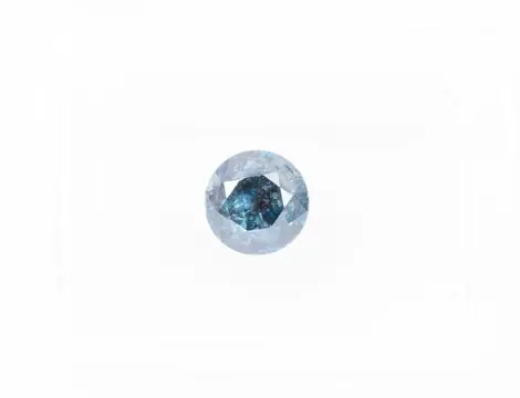 Diamant - 1.06 ct - Fancy Intense Blue colour treated - I3