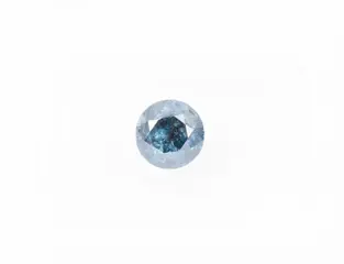 Diamant - 1.06 ct - Fancy Intense Blue colour treated - I3