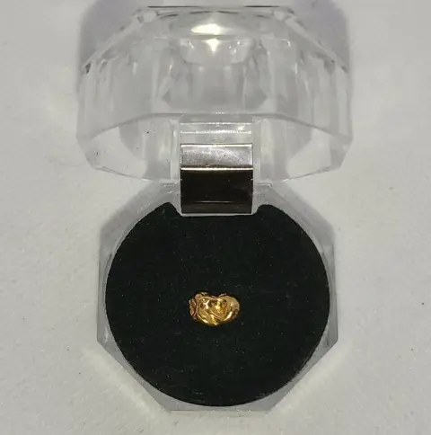 Goud natuurlijk goudklompje Australië - 0.93 g - (1)