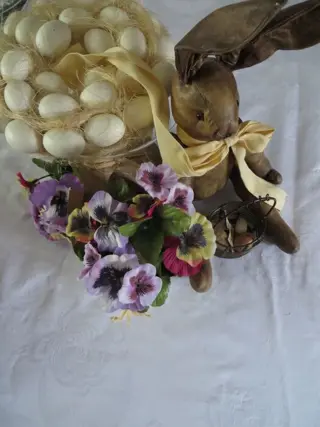 Table cloth with napkins (10) - Romantisch - Cotton damask