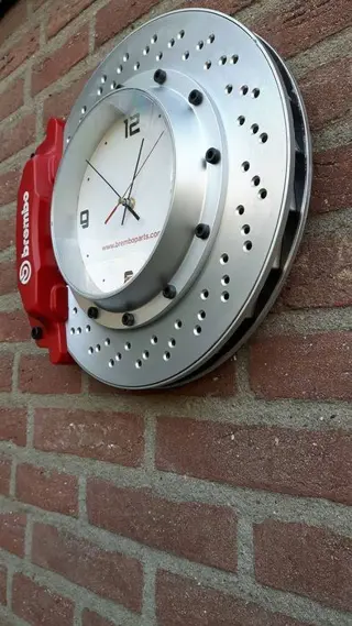 Decoratief object - Brembo garage reclame klok - Na 2000