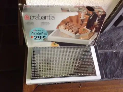 Brabantia rechaud warmhouder - 2 pits met afdekkapjes
