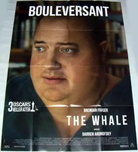 THE WHALE FRANSE filmposter.