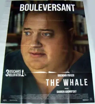 THE WHALE FRANSE filmposter.