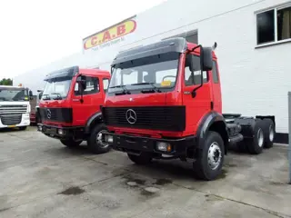 Mercedes-Benz SK 2629 V8 2629 S / 2 Identical trucks manual gear 3 pedals steel springs