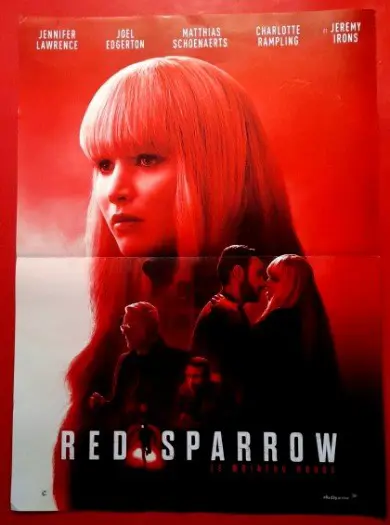 RED SPARROW filmposter.