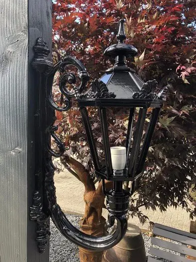 Buitenlamp ,nostalgie, aluminium