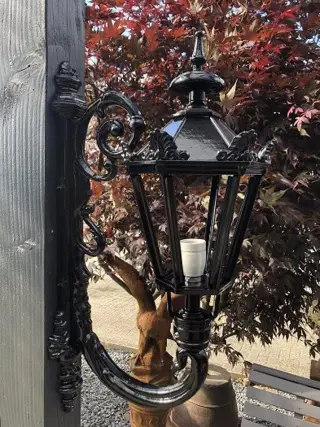 Buitenlamp ,nostalgie, aluminium