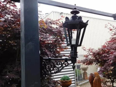 Buitenlamp,wandlamp, aluminium