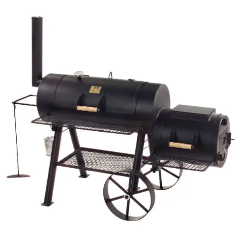 16 inch Joe's Barbecue Smoker Texas Classic Silver Edition