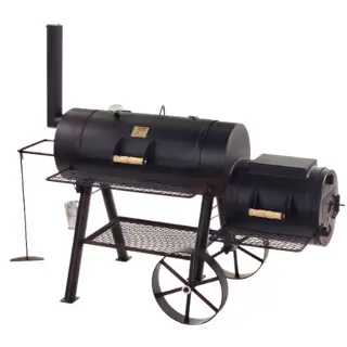 16 inch Joe's Barbecue Smoker Texas Classic Silver Edition