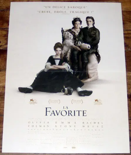 THE FAVOURITE FRANSE filmposter.