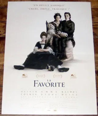 THE FAVOURITE FRANSE filmposter.