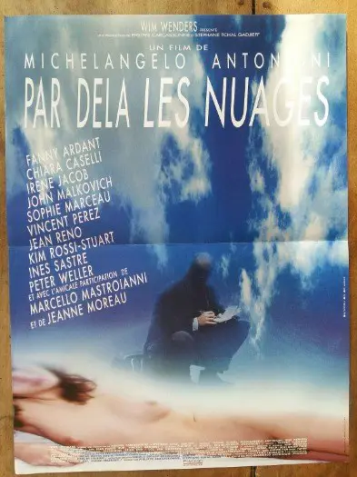PAR DELà LES NUAGES filmposter.