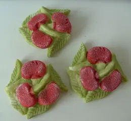 KERSEN DECORATIE 6 cm 12 stuks NIEUW