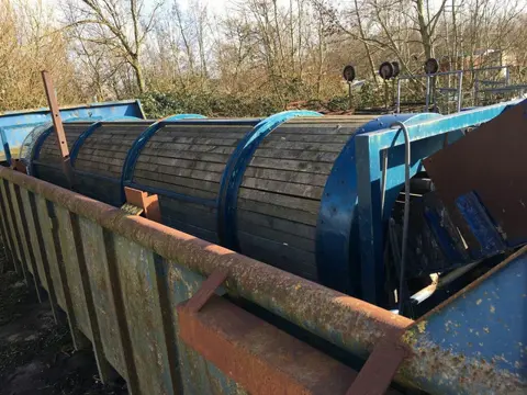 Mobiele spoeltrommel 7 meter lang