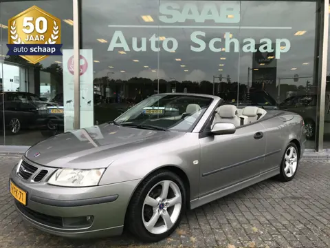 Saab 9-3 Cabrio 1.8t Vector | Rijklaar incl garantie | Nieuwe kap Climate control Cruise control Par