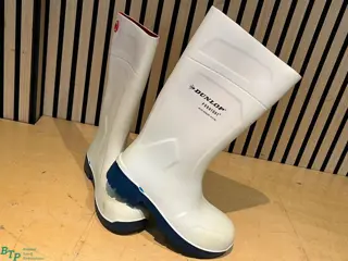 DUNLOP Nieuwe Purofort witte Laarzen Stalen Neus slagerij