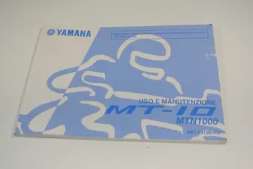 INSTRUCTIEBOEKJE Yamaha MT 10 2016 - 2021