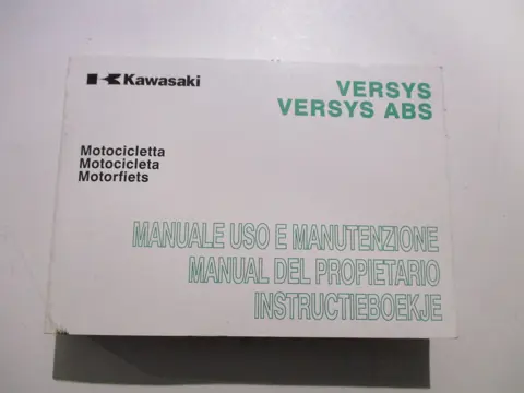 INSTRUCTIEBOEKJE Kawasaki VERSYS 650 2015 - 2018