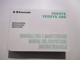 INSTRUCTIEBOEKJE Kawasaki VERSYS 650 2015 - 2018
