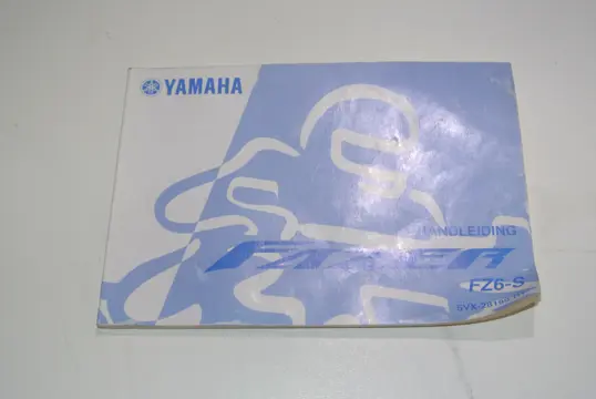 INSTRUCTIEBOEKJE Yamaha FZ6 2008 - 2009