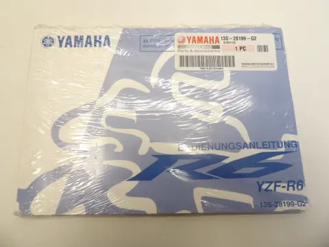 INSTRUCTIEBOEKJE Yamaha YZF R6 2008 - 2009