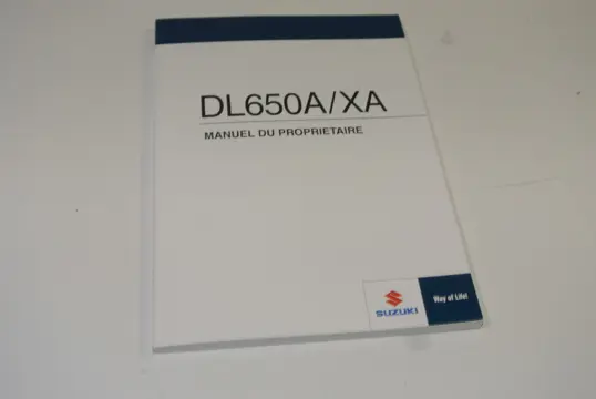 INSTRUCTIEBOEKJE Suzuki DL 650 V STROM 2015 - 2016