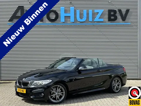BMW 2 Serie Cabrio 218i High Executive M Sport 18 inch Xenon Lederen interieur PDC Navigatie Stuurve