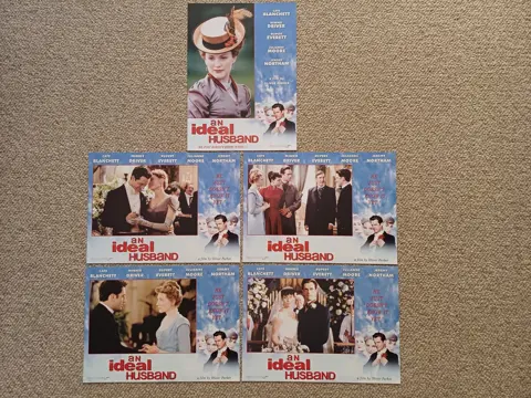 AN IDEAL HUSBAND lobbycard set.