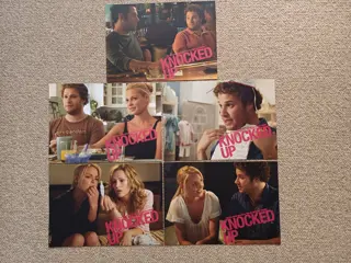 KNOCKED UP lobbycard set.