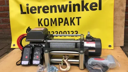 Elektrische lier 12volt 3,6 ton oprijwagen KOMPAKT