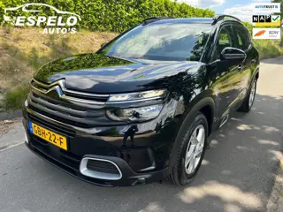 Citroen C5 AIRCROSS 1.2 PureTech Feel met oa: Compl. historie, Trekhaak, Navi, Clima, Apple/Android,