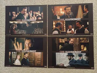 THE ILLUSIONIST NED. lobbycard set.