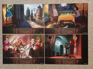 THE ILLUSIONIST FRANSE lobbycard set.