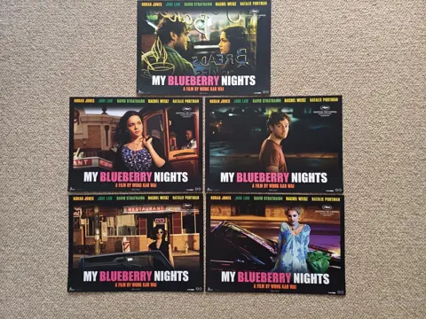 MY BLUEBERRY NIGHTS lobbycard set.