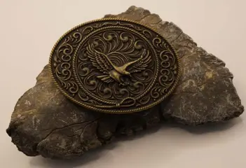 Buckle " Sierlijke schild met grijpende adelaar "