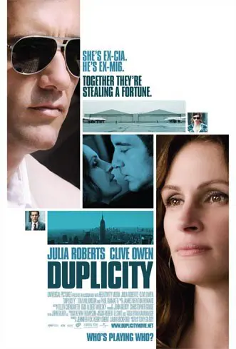 DUPLICITY filmposter.