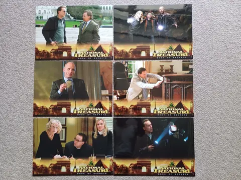 NATIONAL TREASURE lobbycard set.