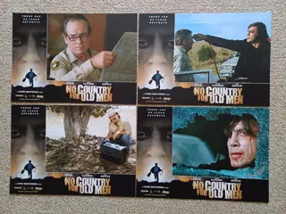 NO COUNTRY FOR OLD MEN lobbycard set.