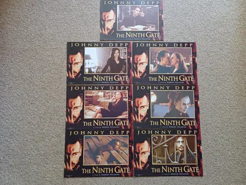 THE NINTH GATE NED. lobbycard set.